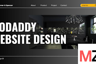 develop godaddy landing page godaddy website design godaddy website redesign