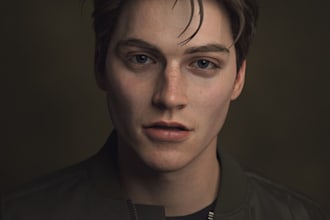 model realistic 3d character, 3d head, 3d face for commercial purposes