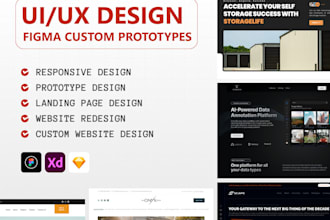 design modern and minimal landing page using figma