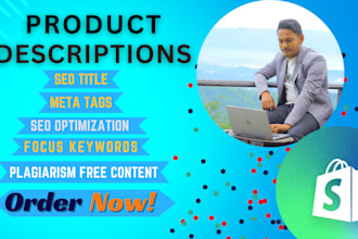 professional shopify product listing, content writing