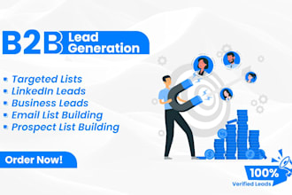 b2b lead generation, linkedin leads, and targeted list