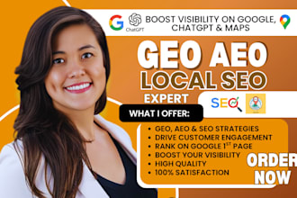 optimize your website on local seo, geo, aeo, google search console, gmb ranking