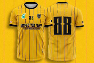 do custom sublimation esports or soccer jersey and sports uniforms for you