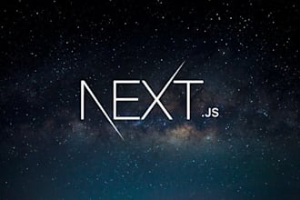 build nextjs based responisve website
