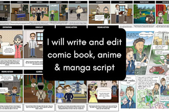 write and edit your comic book script webtoon anime and manga script writing