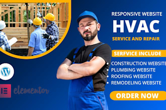 do plumbing, construction, handyman, hvac and flooring website