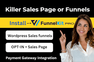 design cartflows funnelkit pro funnels sales page lead page landing by elementor