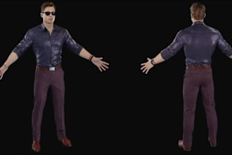 3d horror character modeling, non humanoid creature, game asset model, stylized