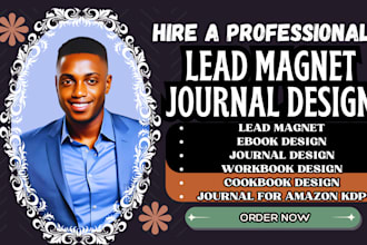 design your pdf lead magnet journal planner design workbooks and cookbook design
