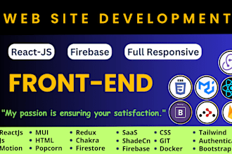be your frontend developer reactjs developer, nextjs developer, ui,ux developer
