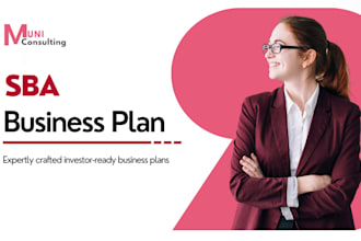 write sba business plan for loan approval, sba 7a, 504, eidl