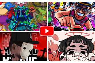 draw cartoon thumbnails for you in 12 hrs