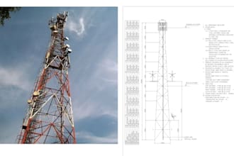 design telecommunication towers and monopoles