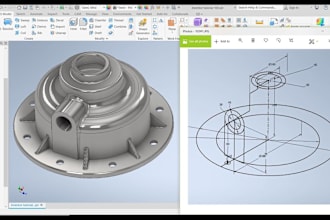 design 2d and 3d cad models, 2d to 3d conversions