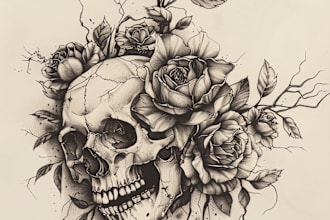 make custom unique tattoo design for you