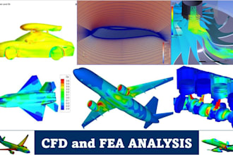help you in cfd, fea projects using ansys, solidworks and abaqus