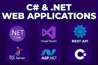 develop restful api in asp dot net core, mvc web application