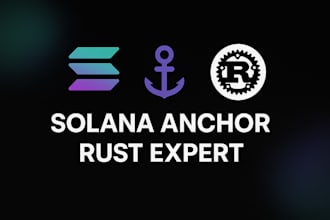 create solana anchor rust smart contract
