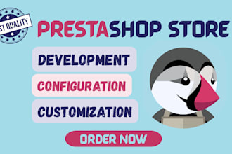 do prestashop website development and customization