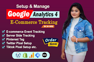 fix or setup google analytics 4,ga4 ecommerce tracking by gtm