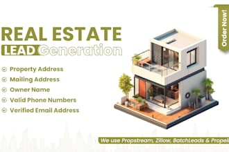 high quality real estate lead generation and skip tracing