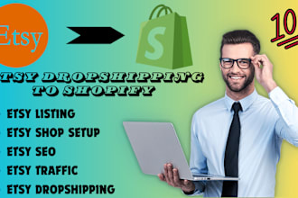 do etsy dropshipping to shopify etsy listing etsy seo etsy shop setup etsy sales