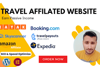 provide autopilot travel affiliate website with amazon affiliate products