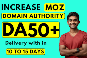 increase moz da domain authority 50 plus guaranteed