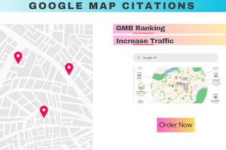 do 1000 google map citations for local SEO and gmp top ranking