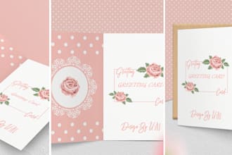 professional greeting card logo for your business