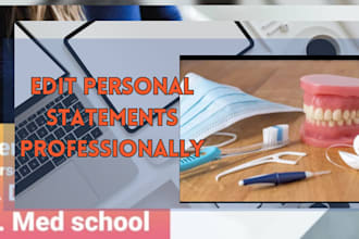 edit secondary application essays for dental school