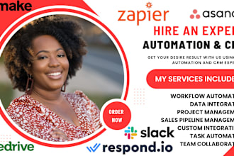 do custom made com automation and api integrations with respond io, make com