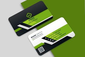 do professional business card, and visiting cards in 12 hours