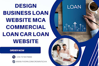 design business loan website mca commercial loan car loan website