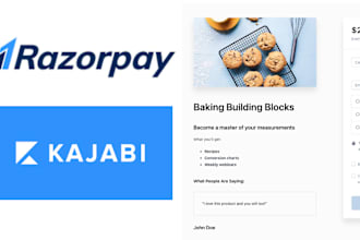 connect razorpay payment gateway and kajabi using zapier