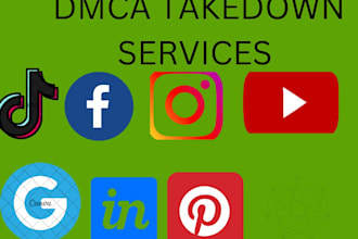 take down remove and delete defaming tiktok,x,yt,reddit,ig,fb,google by dmca