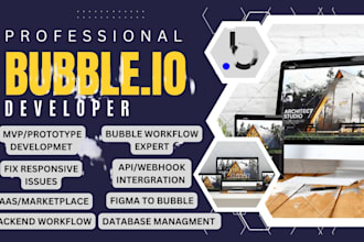 be bubble io developer, bubble app, bubble io, bubble, mvp, bubble api, bubble