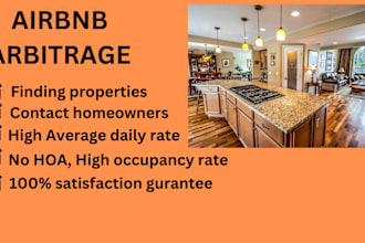 find airbnb arbitrage property in US, UK and canada