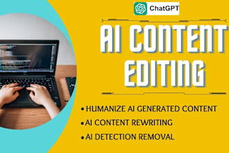 manually rewrite, paraphrase, and humanize ai content