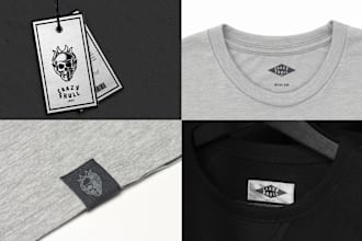 design clothing tags, clothing labels