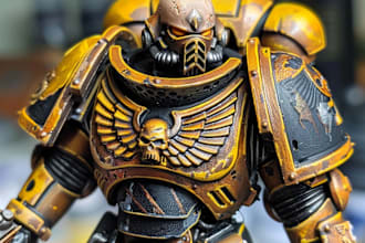 create a characters from warhammer 40k or comics