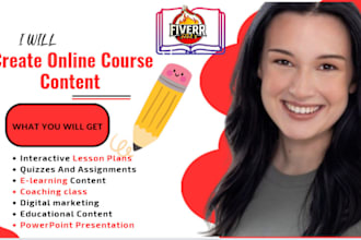 create online course content, business, entrepreneurship, coaching, video course