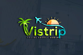 design travel agency hotel resort adventure photography logo