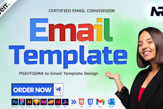 design a professional clickable email signature or template