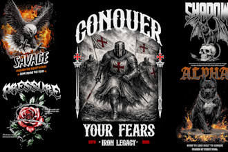 create custom streetwear t shirt and graphic t shirt design