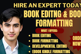 proofread, edit and format memoir, nonfiction, fiction novel, self help ebooks