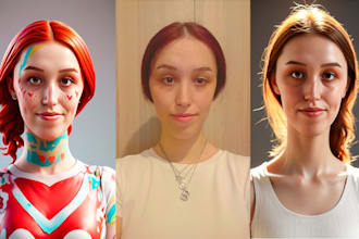 create ai character with custom face