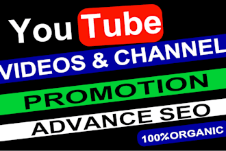 do  your you tube channel and videos SEO for top ranking