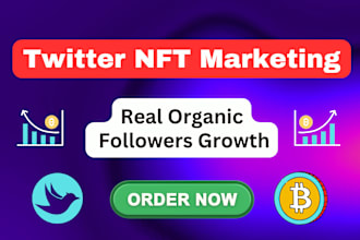 do x twitter marketing for nft organic followers growth