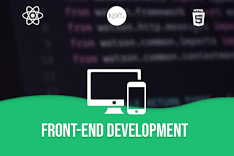 develop responsive front end web application
